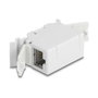 DeLOCK 90768 Módulo keystone RJ45 Cat.6A hembra a hembra gris