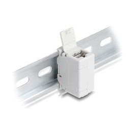 DeLOCK 90768 Módulo keystone RJ45 Cat.6A hembra a hembra gris