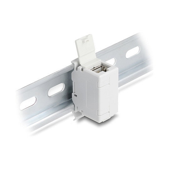 DeLOCK 90768 Módulo keystone RJ45 Cat.6A hembra a hembra gris DeLOCK 90768 Módulo keystone RJ45 Cat.6A hembra a hembra gris