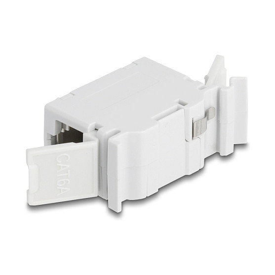 DeLOCK 90768 Módulo keystone RJ45 Cat.6A hembra a hembra gris DeLOCK 90768 Módulo keystone RJ45 Cat.6A hembra a hembra gris