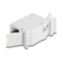 DeLOCK 90768 Módulo keystone RJ45 Cat.6A hembra a hembra gris