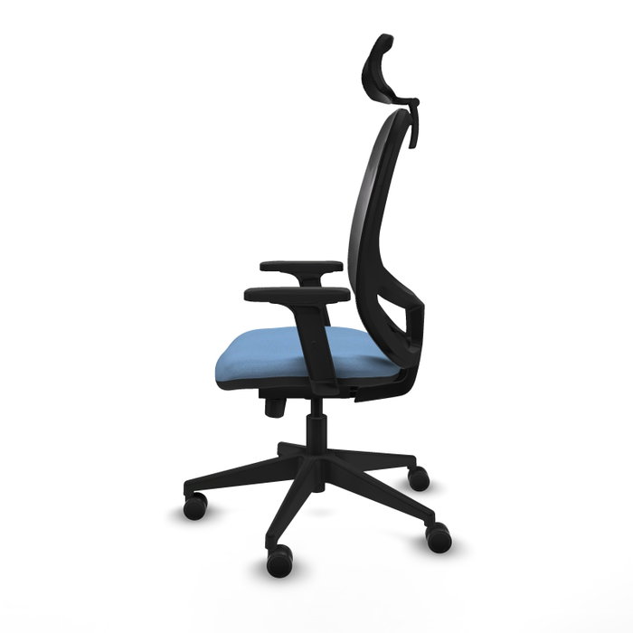 PIQUERAS Y CRESPO Silla de oficina Cilanco Azul cielo y Negro