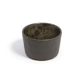 Le Coq Bol de Gres Phobos, Diámetro 9,5 cm, Altura 6 cm, Decorado a Mano, 6 Unidades, Apto Lavavajillas y Microondas