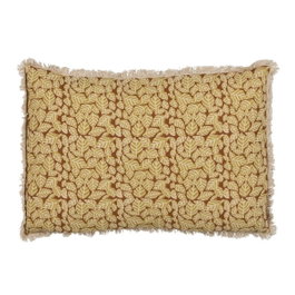 Ixia Cojín Beige-marrón 100% Algodón 60 x 40 cm