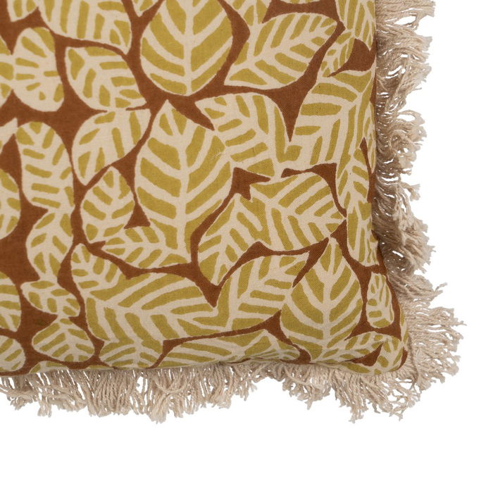 Cojín Beige-Marrón 100% Algodón 60 X 40 cm (Set de 2) Cojín Beige-Marrón 100% Algodón 60 X 40 cm (Set de 2)