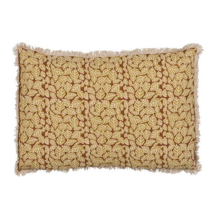 Cojín Beige-Marrón 100% Algodón 60 X 40 cm (Set de 2) Cojín Beige-Marrón 100% Algodón 60 X 40 cm (Set de 2)