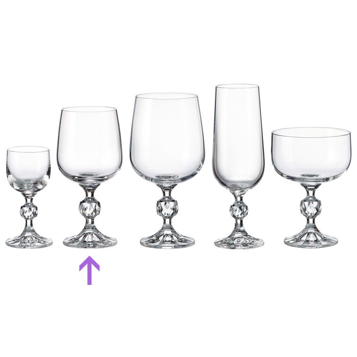 Crystalite Bohemia Copa Stern 230 ml Altura 153 mm Diámetro 73 mm (6 Unidades) Cristal de Titanio