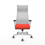 PIQUERAS Y CRESPO Sillón Albacete Naranja oscuro y Blanco