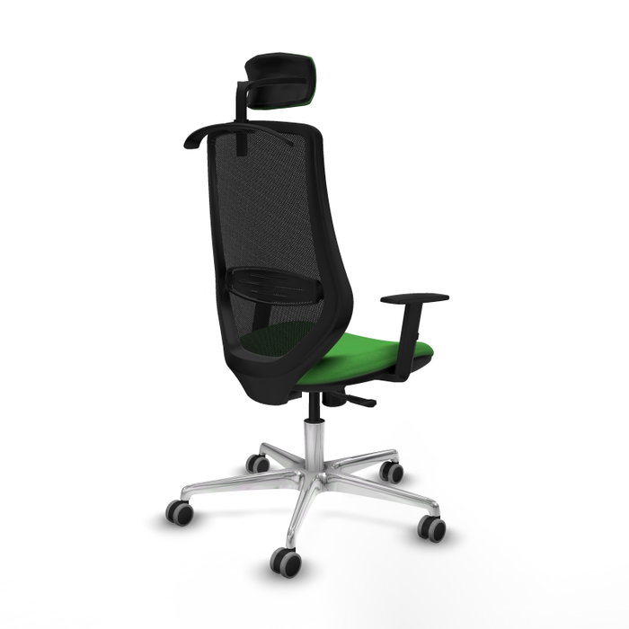 PIQUERAS Y CRESPO Silla de oficina Mardos con mecanismo Sincro Verde y Negro