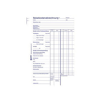 AVERY Zweckform Reisekostenabrechnung pro Reise Formularbuch 743, 1 unidad