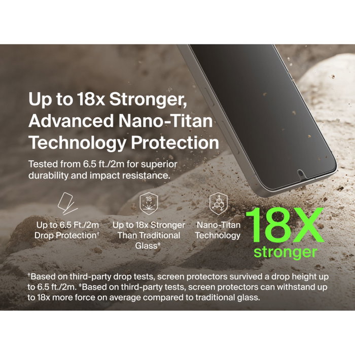 Belkin Titan SmartShield Privacy Screen Guard para Samsung Galaxy S26+ Belkin Titan SmartShield Privacy Screen Guard para Samsung Galaxy S26+