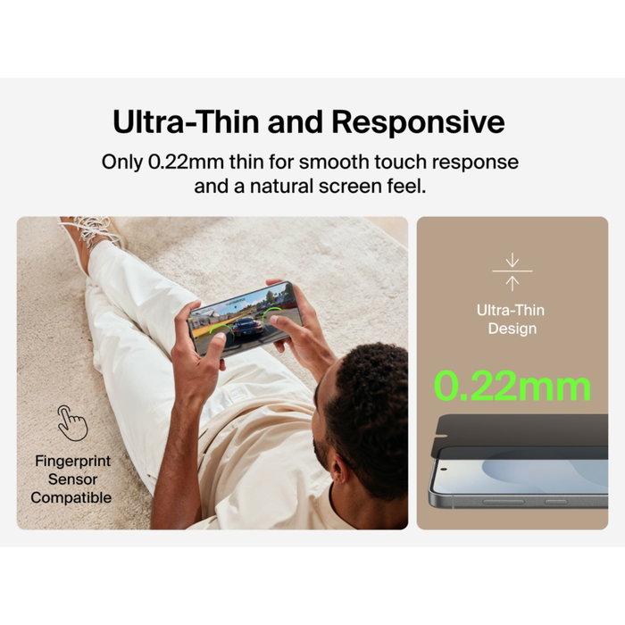 Belkin Titan SmartShield Privacy Screen Guard para Samsung Galaxy S26+ Belkin Titan SmartShield Privacy Screen Guard para Samsung Galaxy S26+