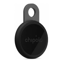 Chipolo LOOP 4 Pack - Etiqueta de rastreo recargable compatible con Apple Find My para iPhone (Charcoal)