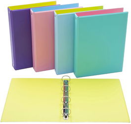 Carpeta De Anillas Iberplas Pvc Escolar Fº 4 An.25Mm Fun Color Exp. 12