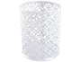Q-connect Cubilete Portalapices Blanco Metal Redondo Diametro 80 mm Alto 100 mm