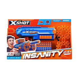 Zuru Pistola X-Shot Insanity- Manic 24 dardos 30x15x4cm