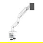 LC-Power LC-EQ-A49W FLEXX Soporte de Monitor de Brazo, Ajustable, Escritorio, para Pantallas 17" - 49", 20 kg, Color Blanco