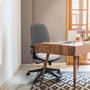 PIQUERAS Y CRESPO Silla de oficina Cilanco con mecanismo Sincro, Morado y Negro