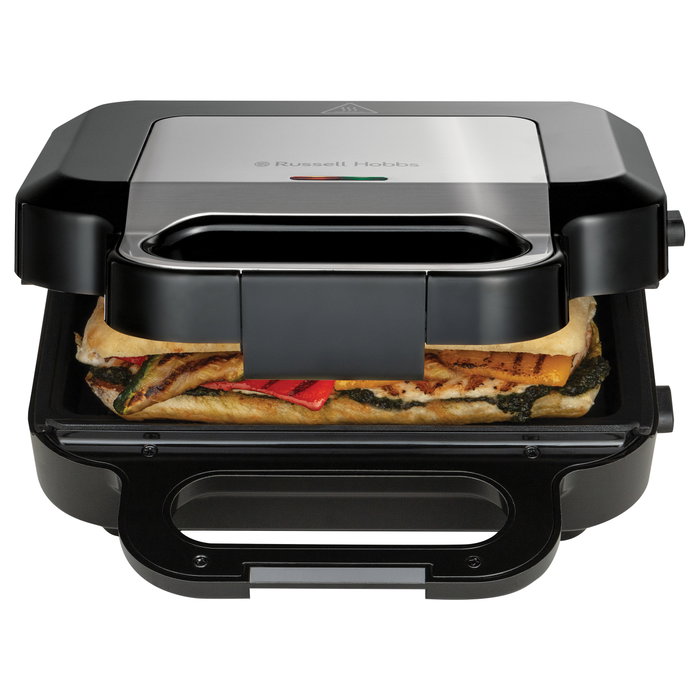 Russell Hobbs Sandwich Waffle Maker 3-in-1 26810-56 Negro y Acero inoxidable Russell Hobbs Sandwich Waffle Maker 3-in-1 26810-56 Negro y Acero inoxidable