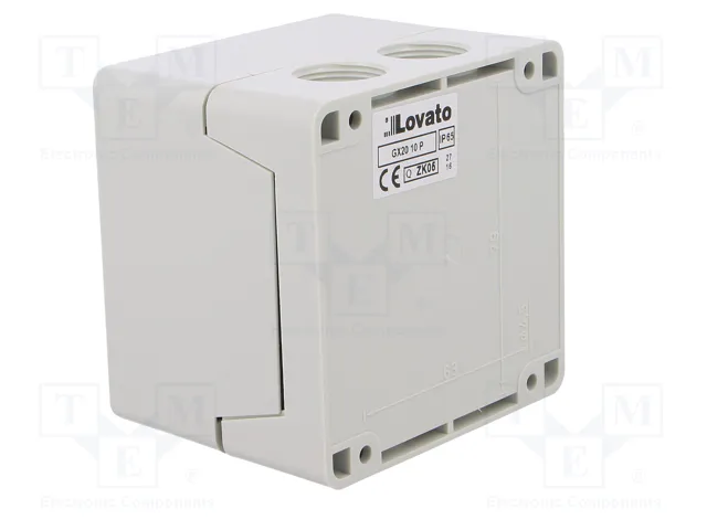 LOVATO ELECTRIC Interruptor de leva 20A 0-1 de 3 polos