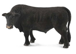 Collecta 88507 Toro Angus Negro L Réplica Pintada a Mano de Alta Calidad, +3 Años