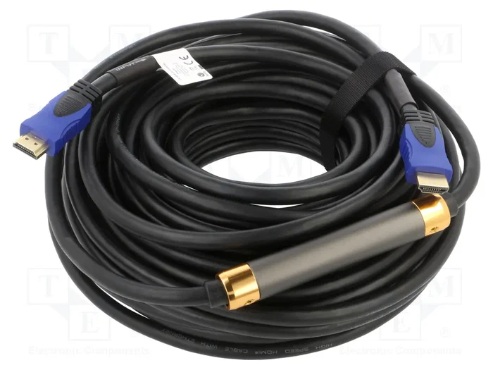 Lanberg Cable HDMI 4K 2.0 de 20 m Negro