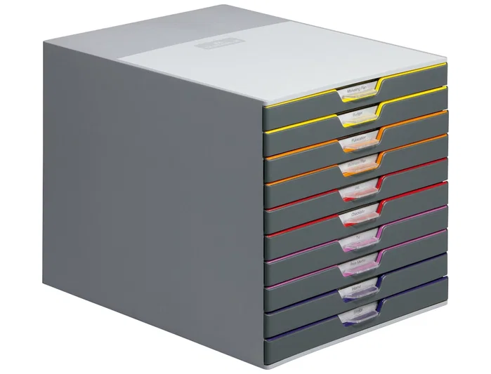 Durable VARICOLOR 10 Cajonera de 10 Cajones Multicolor Durable VARICOLOR 10 Cajonera de 10 Cajones Multicolor