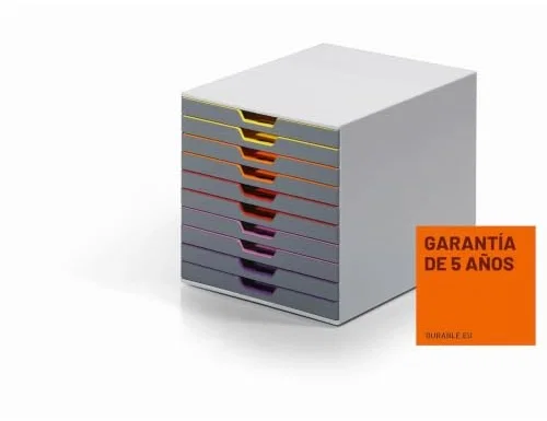 Durable Varicolor 10 Cajonera de 10 Cajones Multicolor Durable Varicolor 10 Cajonera de 10 Cajones Multicolor