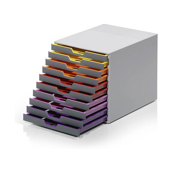 Durable VARICOLOR 10 Cajonera de 10 Cajones Multicolor Durable VARICOLOR 10 Cajonera de 10 Cajones Multicolor