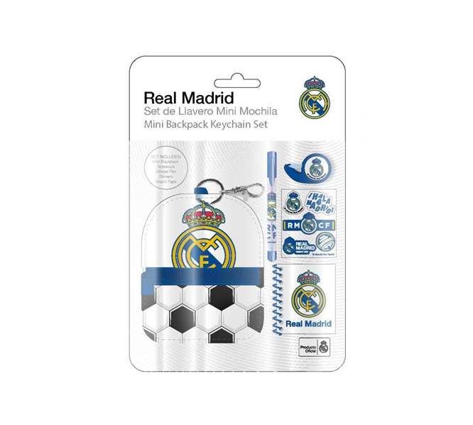 CERDÁ Set de papelería Mini Mochila Real Madrid