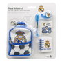 Cerdá Set Papelería Mini Mochila Real Madrid 19,5x22,5x4,5cm