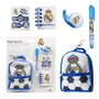 Cerdá Set Papelería Mini Mochila Real Madrid 19,5x22,5x4,5cm