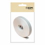 Edm Cinta de persiana PR26, blanco con moteado negro, 14 mm x 6 m