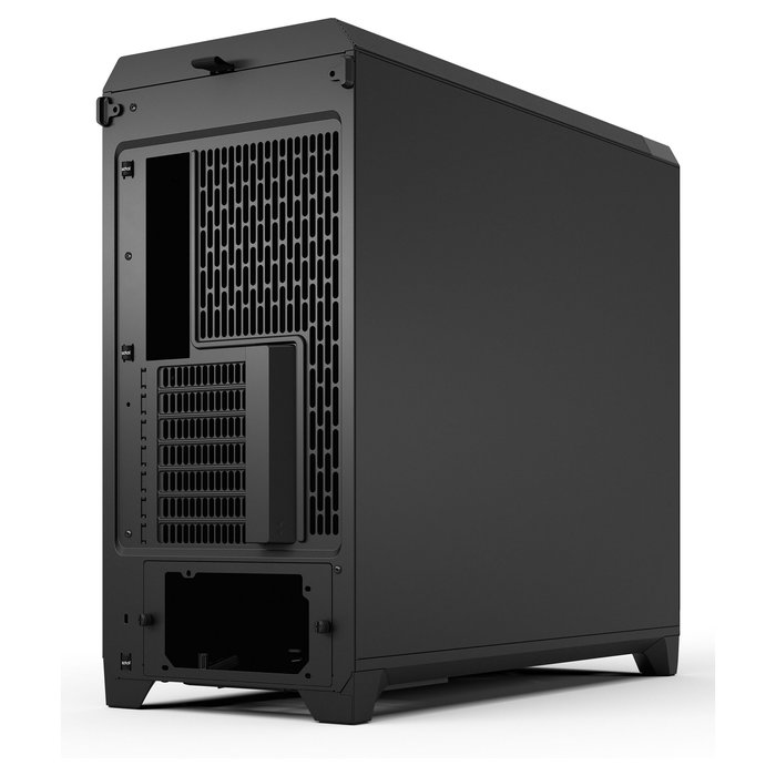 Fractal Design Meshify 3 XL Black Solid Gabinete PC Gaming ATX Torre Negra con Panel Frontal de Malla y Gestión de Cables