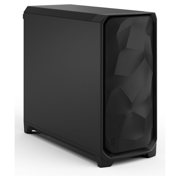 Fractal Design Meshify 3 XL Black Solid Gabinete PC Gaming ATX Torre Negra con Panel Frontal de Malla y Gestión de Cables