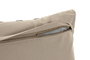 DKD Home Decor India lino 2c25 Cojín Tradicional Natural Marron 45 x 45 cm (2 Unidades) Poliéster Velvet