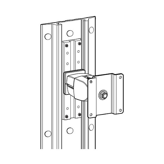 Ergotron Kit Soporte para Carril LX, MX, 400, 200, 100, Aluminio
