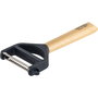 Opinel Peeler T-Duo Wood Blue con mango de madera y cuchillas dobles