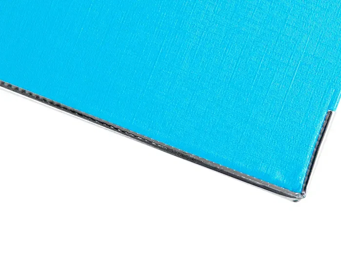 Liderpapel Archivador de Palanca Forrado PVC Celeste 52 mm Folio