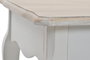 DKD Home Decor Mesita Auxiliar Abeto 120x60x50 Blanco y Natural
