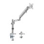 LogiLink TIS Soporte de Gas para Monitores 17-32 pulgadas, Plateado