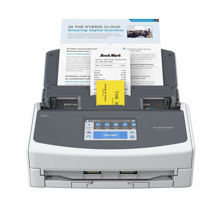 Ricoh ScanSnap iX-1600 Escáner de Documentos con Wi-Fi y Pantalla Táctil