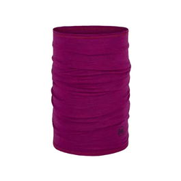 Braga de Cuello Buff Merino Lightweight Solid Magenta Marrón
