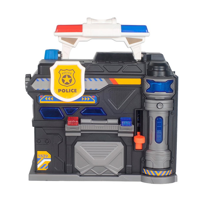 Tachan Garaje Maletín Estación Policía con Luces y Sonidos para Niños +3 Años 145 Caracteres