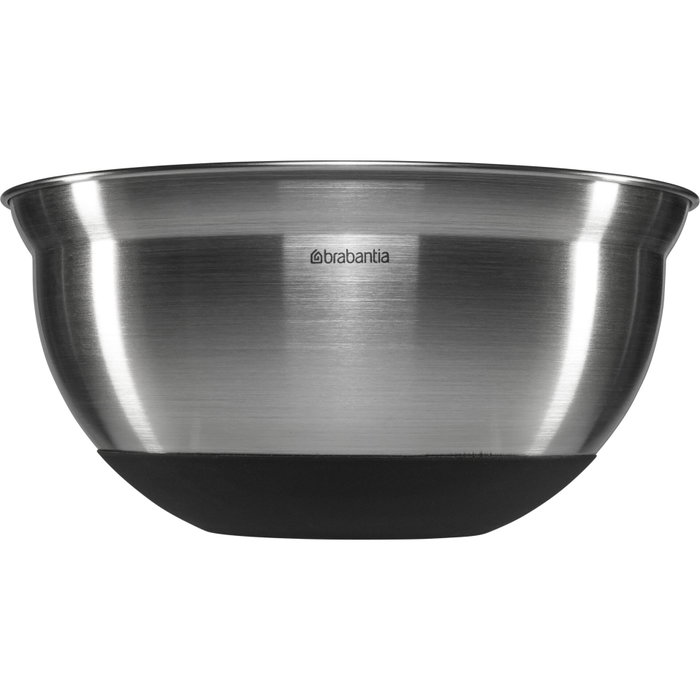 Brabantia Cuenco para mezclar de acero inoxidable negro mate 3 L