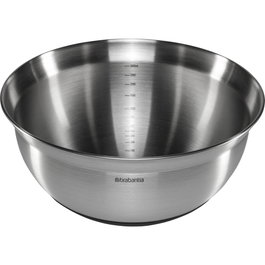 Brabantia Cuenco para mezclar de acero inoxidable negro mate 3 L