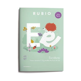 Cuaderno Rubio A4 Escritura Con Letra Ligada Vol.1 (+4 Años) (Set de 5)