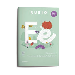 RUBIO Cuaderno A4 Escritura con Letra Ligada Vol.1 (+4 años)