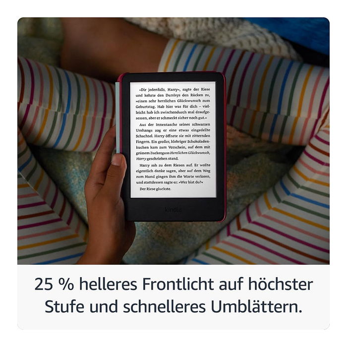 Amazon Kindle Kids B0CP324VS4 E-Reader 16GB 6 Pulgadas Táctil E-Paper Negro Azul