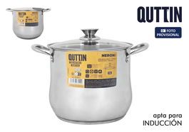 Inde Olla de Acero Inoxidable 26 cm (12L) "New Neron" (4 Unidades)